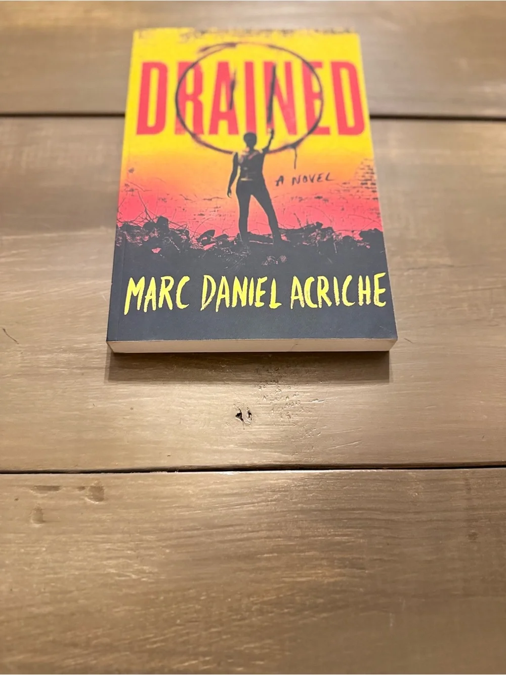 Drained by Marc‎ Daniel Acriche Paperback Dystopian YA Science Fiction Novel